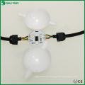 6 LEDS DMX 3D bola de iluminación de 360 ​​grados ws2811 cadena de píxeles led